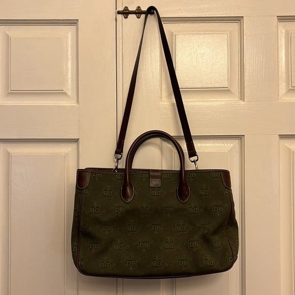 Dooney Bourke Donegal Crest Bag, With Accessories. Dark Green. - Picture 6 of 16